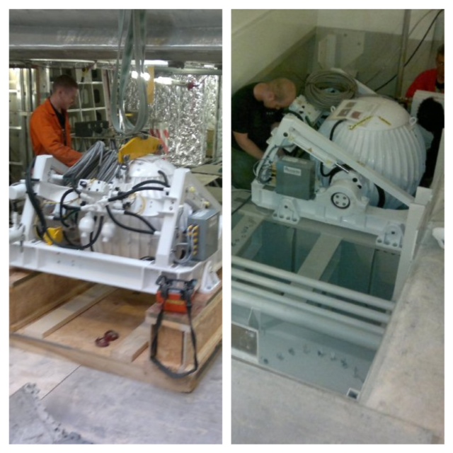 Works on installation of Seakeeper gyros well underway