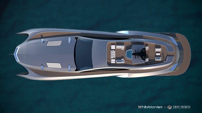 Xhibitionist Yacht Concept - View from above