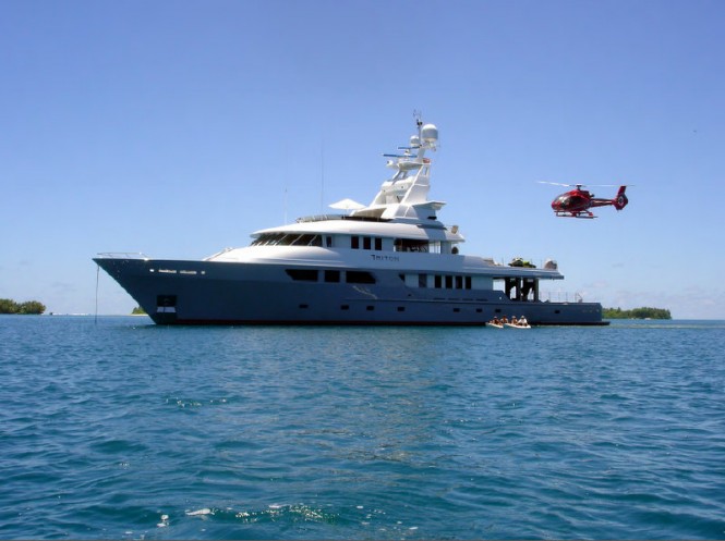 163ft expedition yacht Triton by Delta Marine