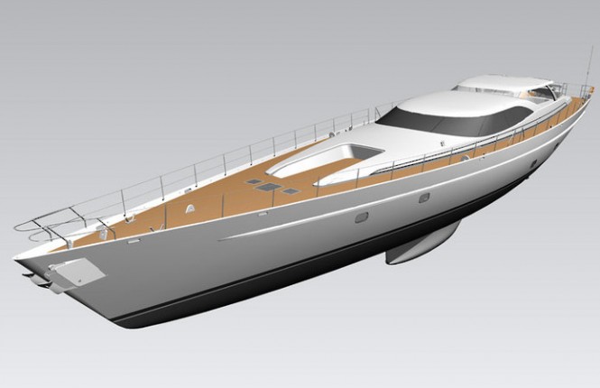 44m superyacht Encore (AY45) by Alloy to feature Doyle sails