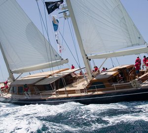 2013 Master Yacht Engineering Class visit Ron Holland designed Yachts THALIA and ETHEREAL