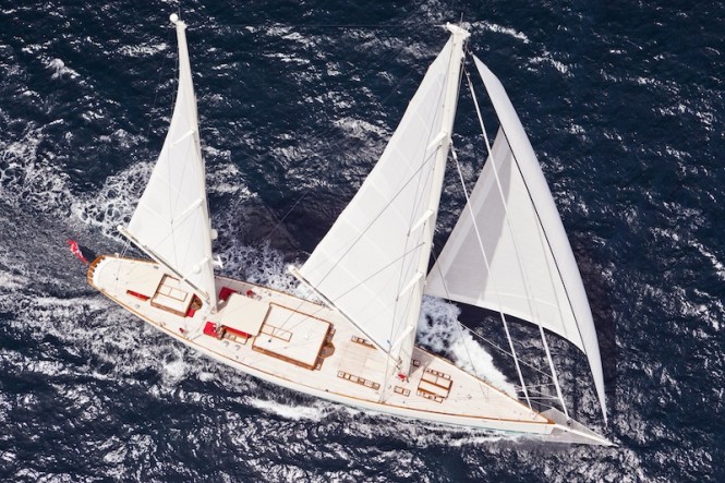 Luxury Ketch - Sailing Yacht Kamaxitha - Photo by Cory Silken