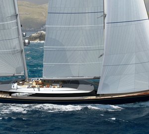 Rondal's rig package for new 70m Perini Navi sailing yacht SYBARIS (Hull C.2227)