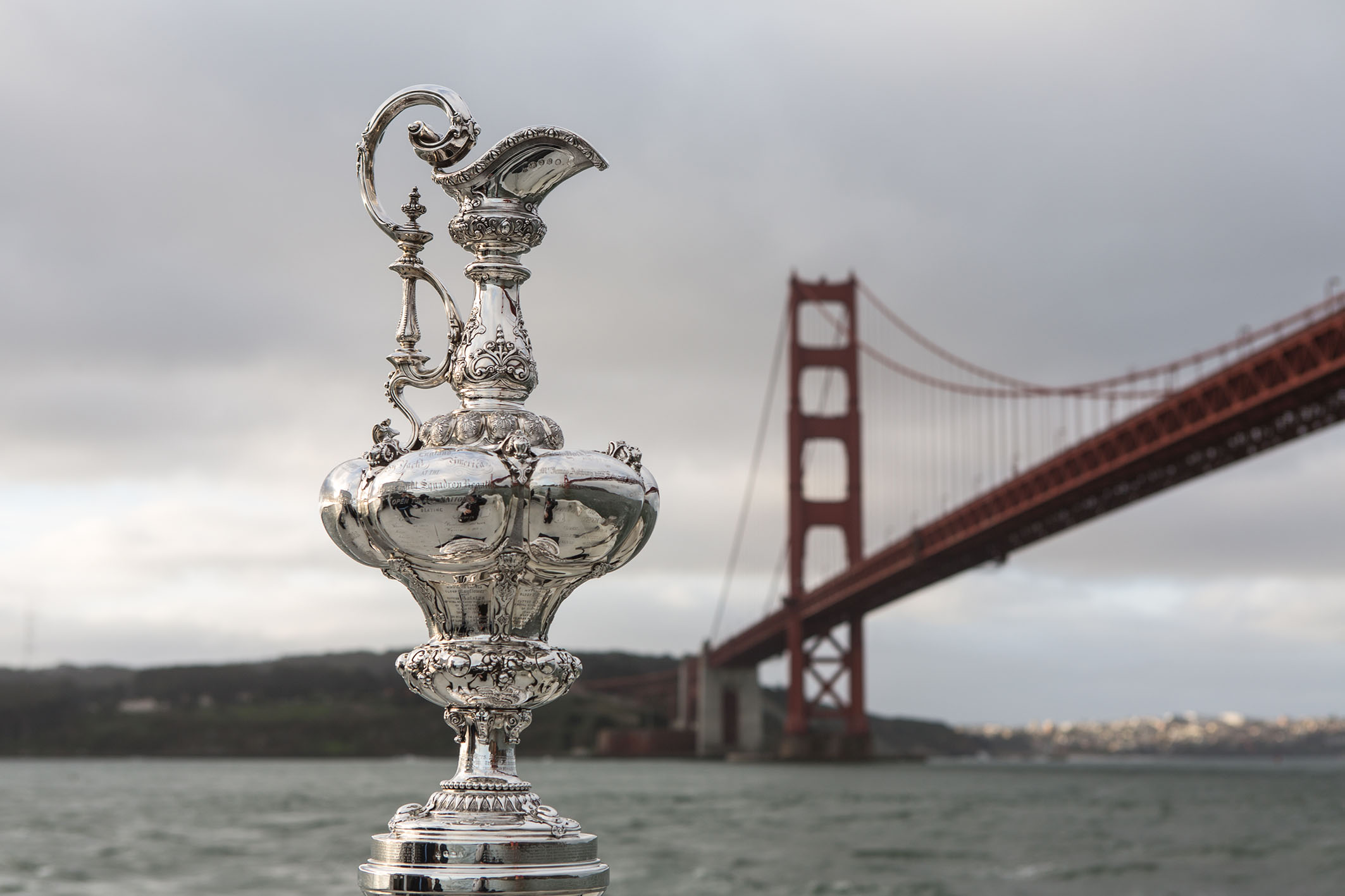 America's Cup - San Francisco Trophy © ACEA 2013: Photo Gilles Martin-Raget