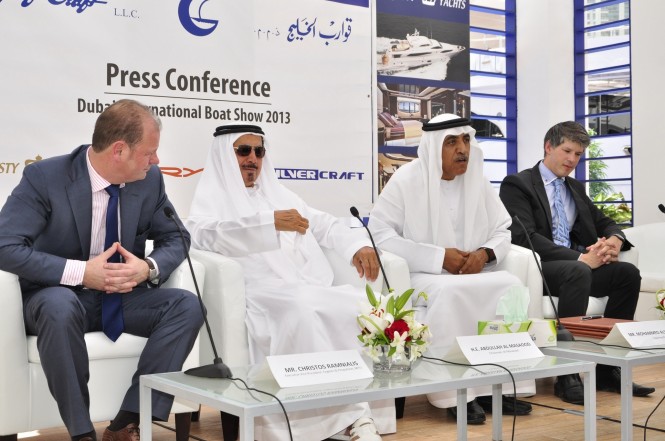 Announcement of “Preferred Partner” agreement at Dubai International Boat Show 2013