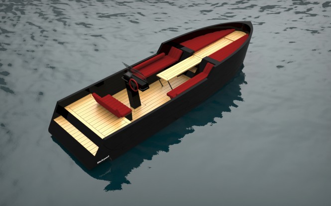 Black Pearl superyacht tender by Schaaf Boats with coating system from FL-Coatings Black Pearl superyacht tender by Schaaf Boats with coating system from FL-Coatings