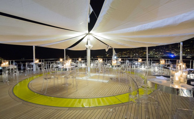 Certified Helipad aboard 72m VSY mega yacht Stella Maris