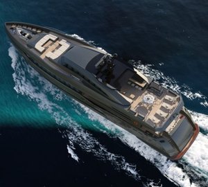 Columbus Sport 130' Hybrid Yacht by Palumbo with interior design by Hot Lab