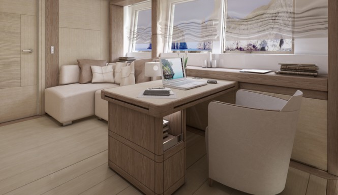 Columbus Sport 130 Hybrid Yacht - Office