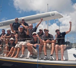 Round Tortola Race for Nanny Cay Cup: Victory of Alia 82 charter yacht AIYANA