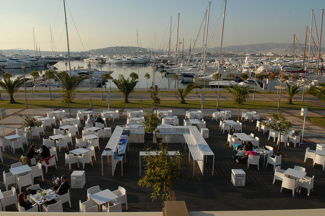Flisvos Marina situated in the beautiful summer yacht charter destination - Greece