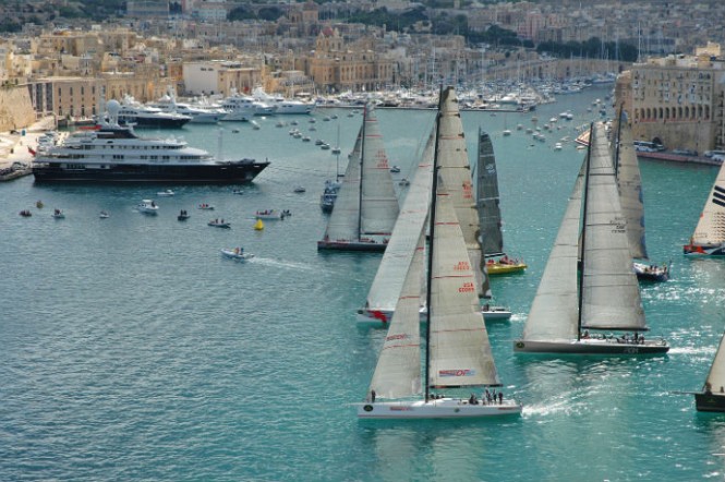 Grand Harbour Marina situated in the beautiful Mediterranean yacht charter location - Malta