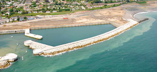 Greystones Harbour Marina in the lovely yacht charter destination - Ireland