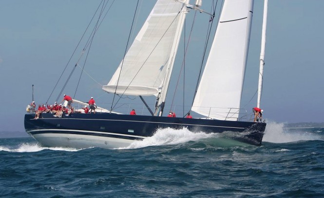 HANUMAN Yacht in Newport - Photo Credit George Bekris