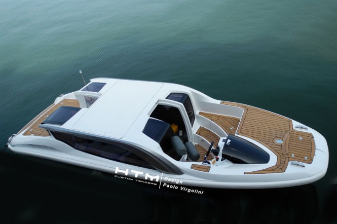 HTM 825 Limo superyacht tender - view from above