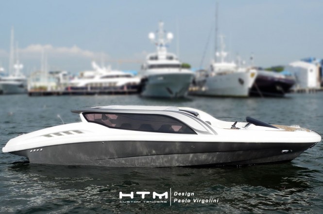 High Tech Marine 825 Limousine Yacht Tender designed by Paolo Virgolini