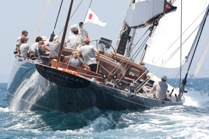 J Class superyacht Lionheart at SYC 2011 - Photo by clairematches.com