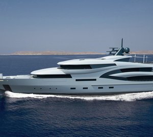 New 75m Project Black & White Yacht by Uldas Design