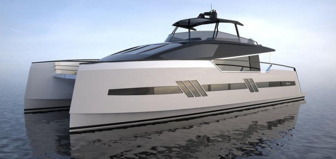 Luxury catamaran yacht Euphoria concept by Privilege Marine and Marc Lombard