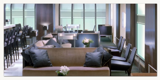 Luxury mega yacht Ocean Atrium design concept by LP Design - lounge