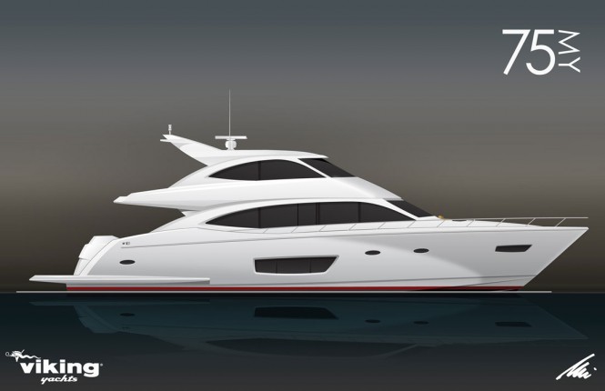 Luxury motor yacht Viking 75 by Viking Yachts
