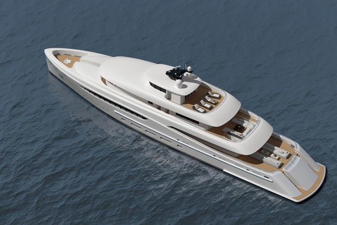 Luxury motor yacht project by Nick Mezas Yacht Design