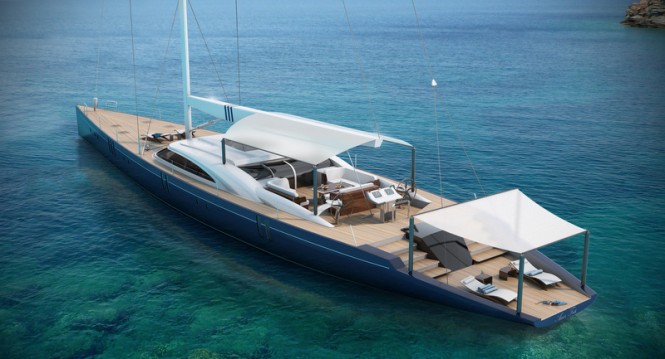 Luxury yacht Amor Fati concept