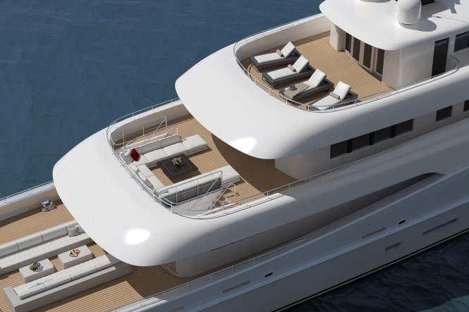 Motor Yacht Overture project by Nick Mezas Yacht Design