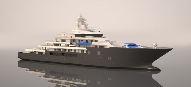 New 107m Explorer Superyacht to be built by Kleven