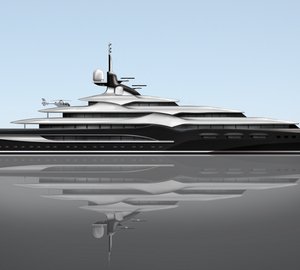 New 138m mega yacht DASH concept by NEWCRUISE