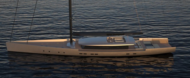 New 60m OPEN Sailing Yacht Concept by Van Geest Design