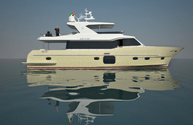 New Gulf 75 Exp Yacht Design by Gulf Craft