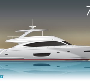 New motor yacht Viking 75 by Viking Yachts with delivery in early autumn 2014