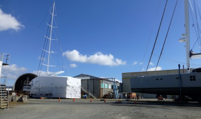 Oceania Marine Shipyard - Port Whangeri - Three Superyacht Refit Projects in a Row