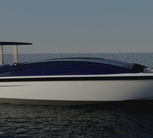 Omega Architects designed 9.5 Limousine Tender for New 73m Mega Yacht