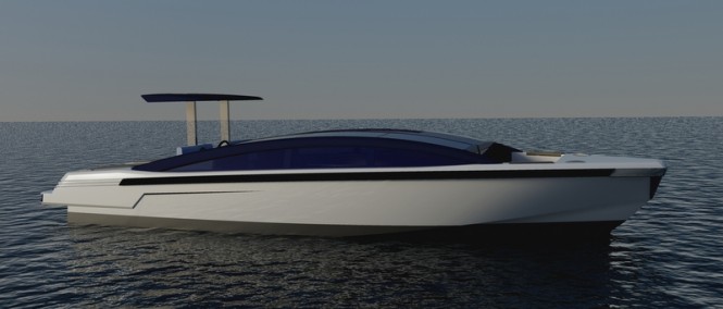 Omega Architects designed 9.5 Limousine Tender for new 73m superyacht