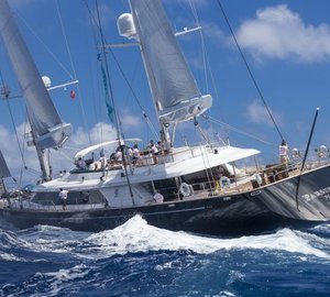 Loro Piana Caribbean Superyacht Regatta 2013: Day 1 - Victory of charter yachts SALPERTON and PARSIFAL III