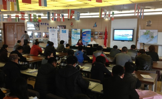 Qingdao Marina Training in Classroom