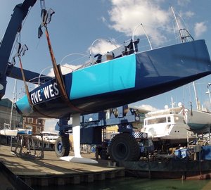 Endeavour Quay completes refit of TP52 5˚ WEST Yacht