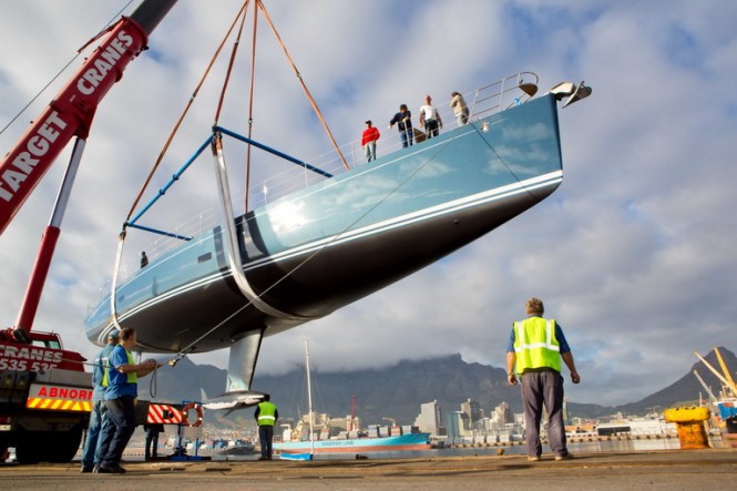 SW 102 superyacht Hevea - Launching count down
