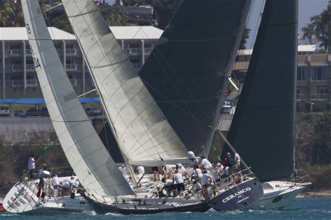 Sailing yachts Ceramco and Maximizer - Photo by STYC Ingrid Abery