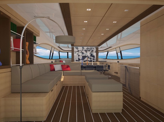 Superyacht 100 Motor Concept - Salon Superyacht 100 Motor Concept - Salon