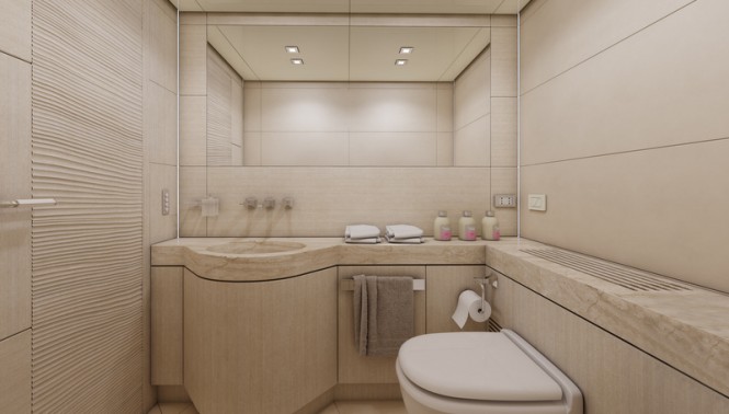 Superyacht Columbus Sport 130 Hybrid - Sky Lounge - Day Head