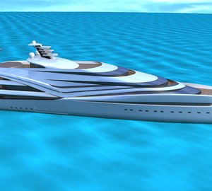 Mega Yacht V120 design concept by IP.YD studio