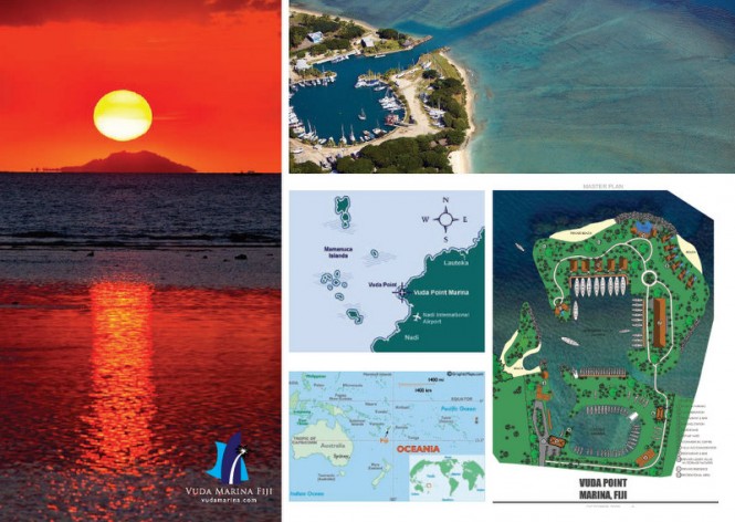 Vuda Marina situated 10 kms north of Nadi International Airport and 10kms south of Lautoka