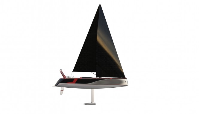 25m Poseidon yacht concept under sail 25m Poseidon yacht concept under sail