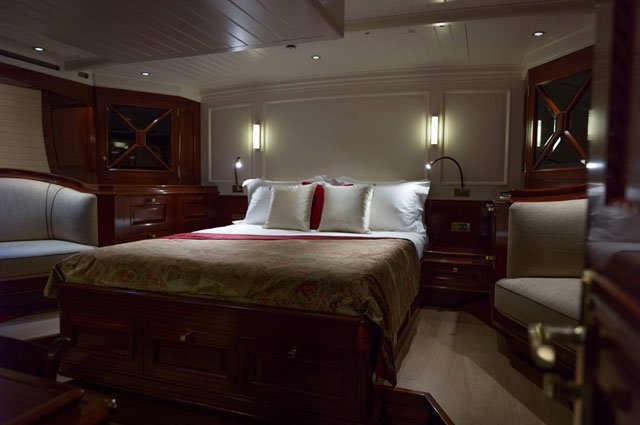 40 m sailing yacht Rainbow - Cabin