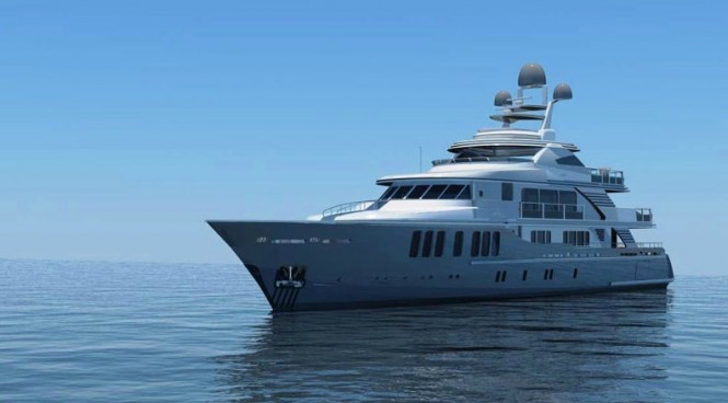 47m motor yacht Orient Star (project Mina) by CMB Yachts