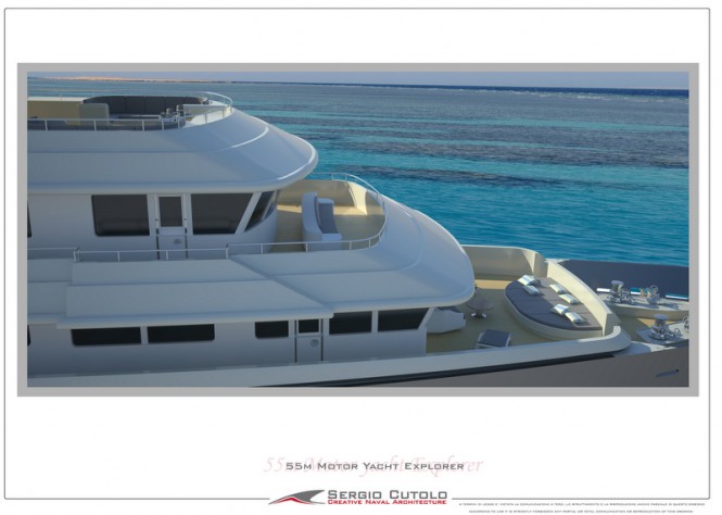 57m Explorer superyacht design by Sergio Cutolo - Decks