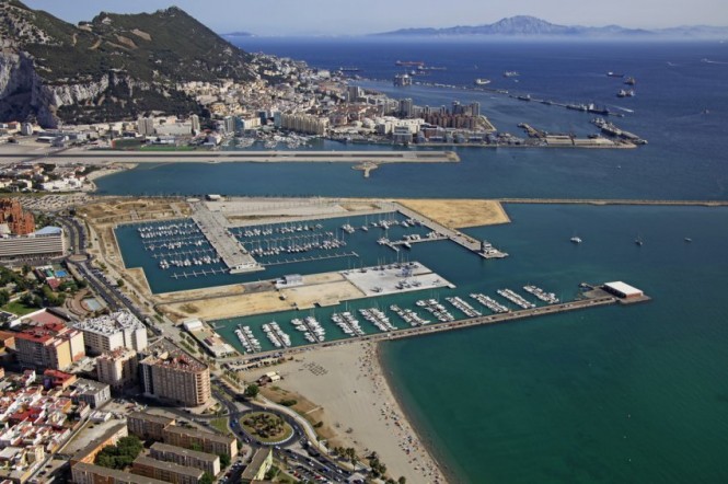 Aerial view of Alcaidesa Marina